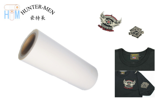 Milky White Translucent PES Double Sided Embroidery Hot Melt Adhesive Film